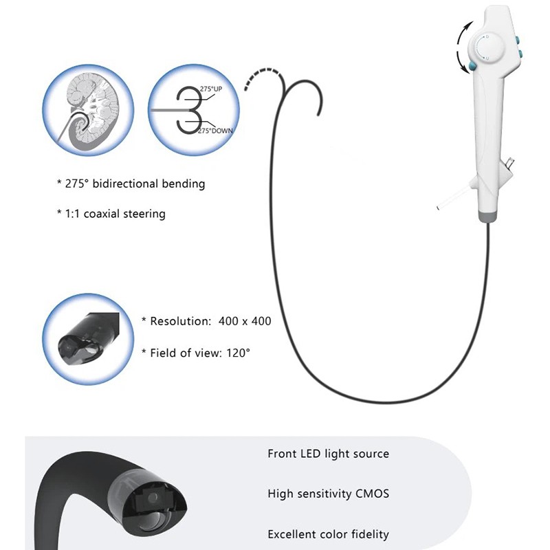 Single Use Digital Flexible Ureteroscope Single Use Digital Flexible Ureteroscope